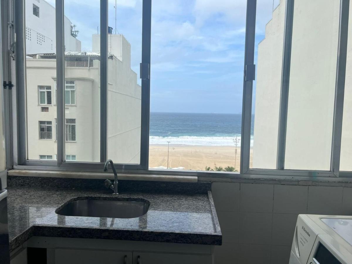 Deslumbrante Vista Mar Na Praia De Copacabana Daire Rio de Janeiro Dış mekan fotoğraf
